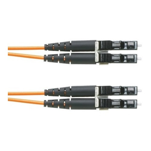 Panduit F62ELLNLNSNM002 Fiber Optic Patch Cord, OM1 2-Fiber 1.6mm PC LSZH Line Card1 Duplex/Line Card1 Duplex, Standard, 2m