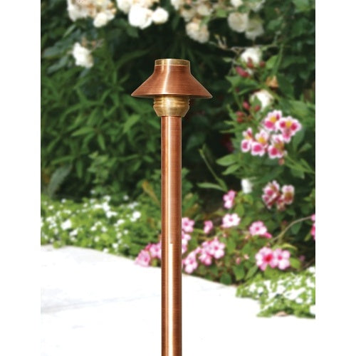 FX Luminaire SP-LED20W-12R-CU Stella Collection Path Light, 1.3VA, 2700K G4 Lamp, 12\\", Copper