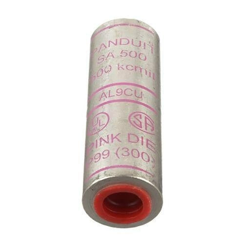 Panduit SA500-X Aluminum Compression Splice, Tin Plated