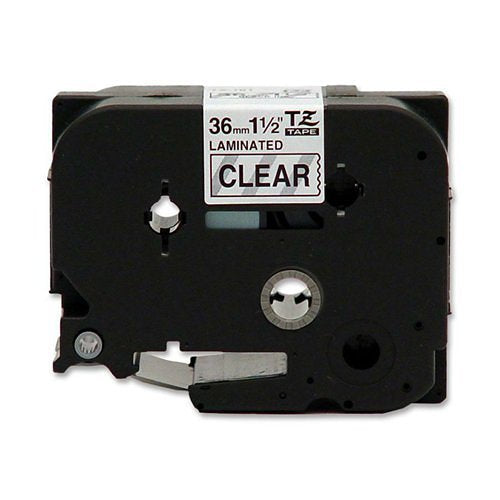 Brother TZE161 Black on Clear Laminated Tape 36mm