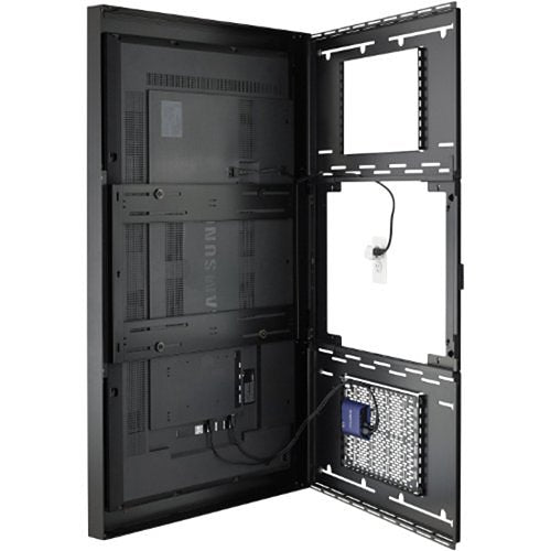 Chief LW46UBP Impact On-Wall Kiosk Portrait 46\\" Black