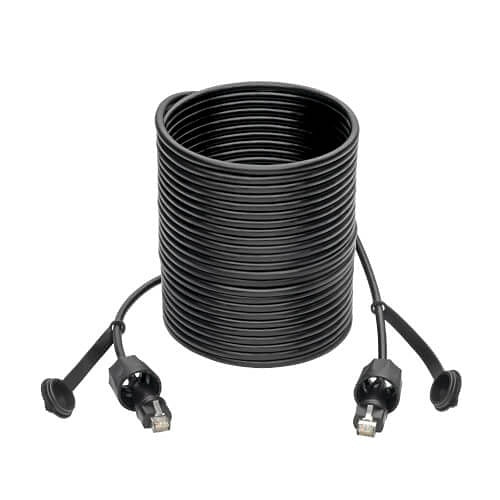Tripp Lite N206-PC23-IND Industrial CAT5e/CAT6 STP Ethernet Cable, RJ45 M/M, CMX Outdoor, IP68, 26AWG, 23\' (7.01m)