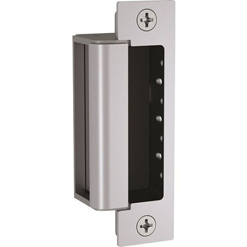 HES 1600-CDB-605-DLM 1600 Series Complete Electric Strike for Deadbolt Locks with 1DB Faceplate Kit, Dual Lock Monitor, Bright Brass