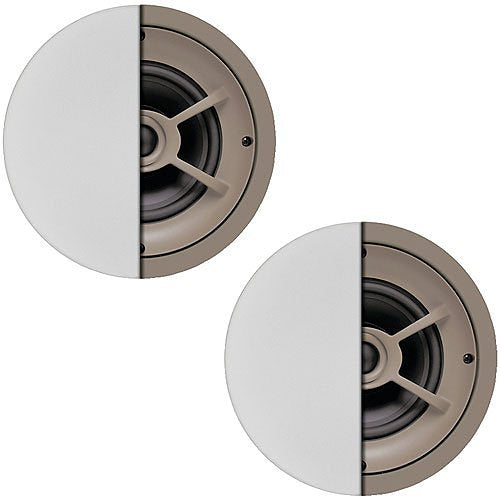Proficient C501 Protege Ceiling Speakers with 5.25\\" Woofers and -1/2\\" Pivoting Hard-Dome Polyamide Tweeters, Pair