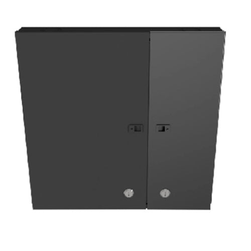 Cleerline SSF-SWM-SPLIT-WL-E2 2 Panel Wall-Mount Metal Fiber Enclosure
