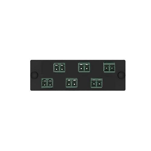 Panduit FAP6WCGRGRDLCZ 6 Position Keyed Standard Duplex LC