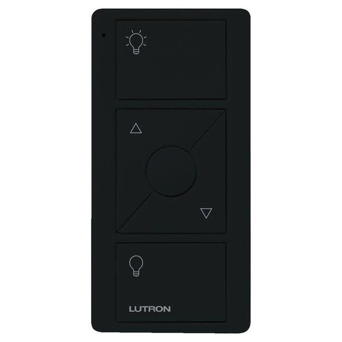 Lutron PJ2-3BRL-GBL-L01 Original 3-Button Pico Smart Remote with Raise / Lower and Preset, with Light Icons, Black