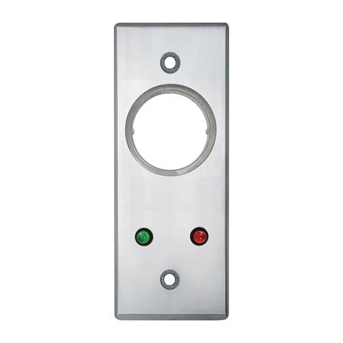 Camden CM-2090-7224 CM-2000 Series Key Switch, DPDT Maintained, Red / Green 24V LEDs Mounted on Faceplate