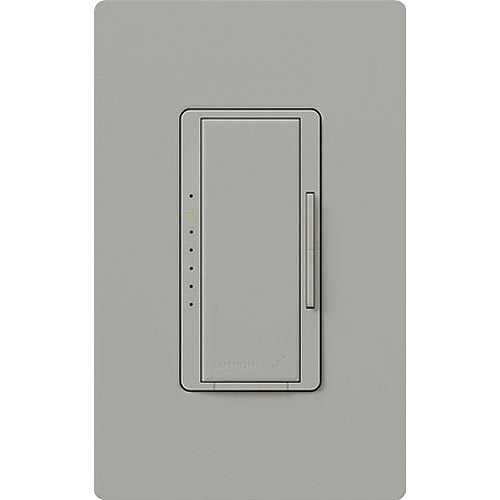 Lutron RRD-PRO-GR RadioRA 2 RF Maestro Pro LED+ Dimmer - Phase Selectable, Gray Image of L1-RRDPROGR