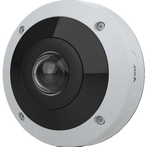 AXIS M4348-PLVE M43 Series 12MP Outdoor-Ready Panoramic Camera with 360° View and Audio Analytics, 1.7mm Fixed Lens, IR LEDs, IP66, IK10