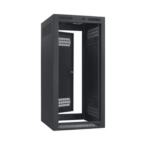 Lowell LER-2427 24Ux27\\" Enclosed AV Rack, Black