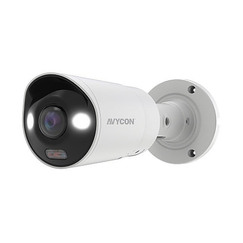 AVYCON AVC-NPB81F180 8MP Panoramic Bullet IP Camera, 2mm Lens, White