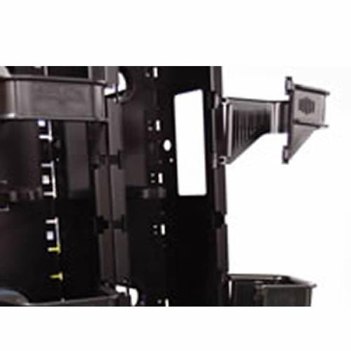Siemon VCM-10D Cable Manager, Vertical, RouteIT, Double Sided, 6\\" Fingers, 10\\" Width, 45U / 7\', Door, Black