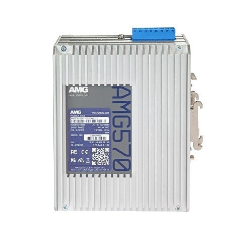 AMG Systems AMG570-8GAT-3S-P190-LV AMG570 Series Industrial 11-Port Managed Switch, 8 x 10/100/1000Base-T(x) RJ45 Ports, 3 x 100/1000/2.5G Base-FX SFP Ports