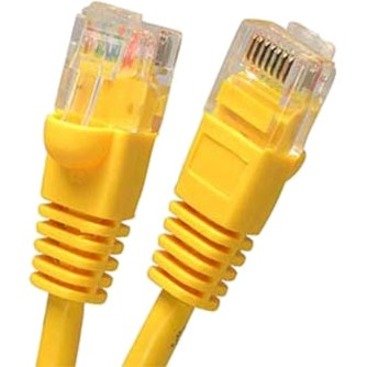 W Box 0E-C6YW16 CAT6 Patch Cable, 1\' (0.3m), Yellow, 6-Pack Image of 0E-C6YW16