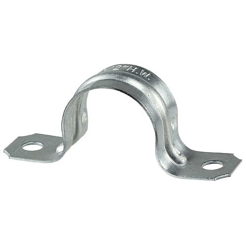 Dottie HW401Wired Clamp, 1/2\\" Two Hole Pipe Strap