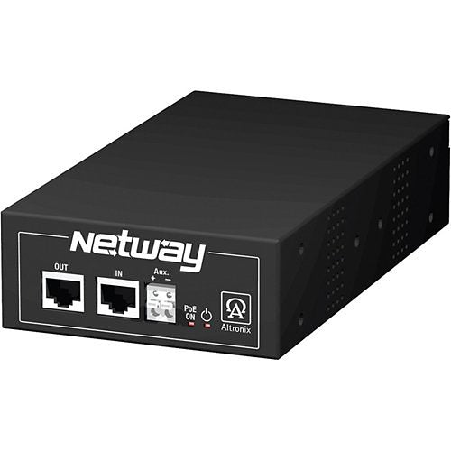 Altronix Single Port Hi-PoE Injector for Standard & Enhanced Power Network Infrastructure Image of AX-NET1D