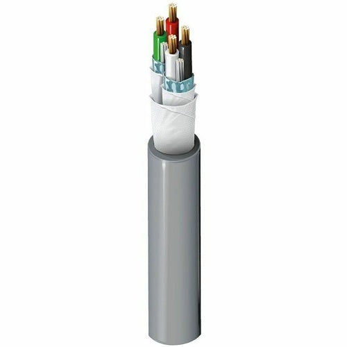 Belden 5541P1 0081000 22/2 Security and Sound Cable, Riser-CM, PVC, 1000\' (304.8m), Gray