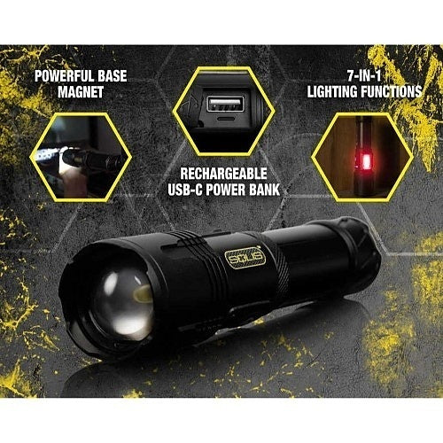 Jonard Tools SOL-F1 Rechargeable Tactical Flashlight