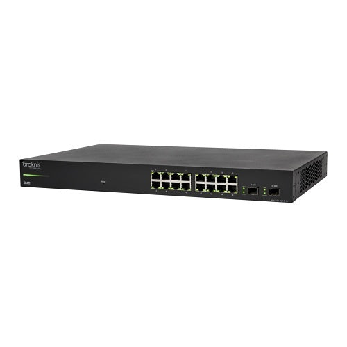 Araknis Networks AN-320-SW-F-16 320 Series Managed Layer 2 Gigabit Switch, 16-Ports, Front Facing Ports