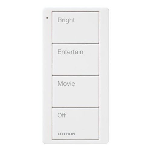 Lutron PJ2-4B-GWH-P01 Pico Wireless Control - 4-Button Living/Family Room Scene, White Image of L1-P24BGWHP1