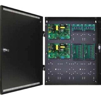 LifeSafety Power FPO250/250-2C8P2D8PE4 FPO Series Power Supply Board, 500W, 16-Door Access, Dual Voltage, 16 Lock Outputs, 16 AUX Outputs, (2) C8 Boards