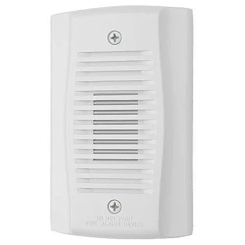 System Sensor MHWA Mini-Horn, Selectable Tone and Volume, Synchronizable, White