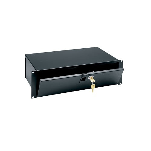 Middle Atlantic LBX-4 Middle Atlantic LBX Series Lockbox, 9\\" Deep, 4U, Black
