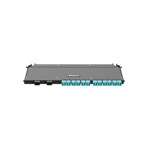 Panduit FDCZA-24-10AFLH 24-Fiber Front Access Cassette, OM4 LC Duplex
