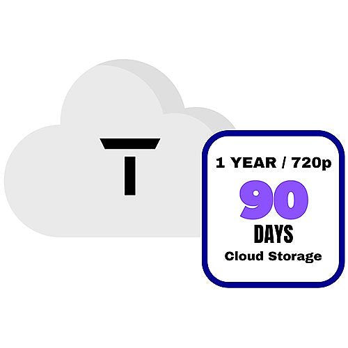Turing Video TV-HDCS90 720p 90 Days of Turing Vision VSaaS Cloud Storage, Year