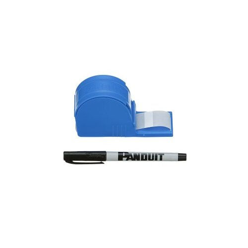 Panduit S100X125VARY StrongHoldb Cable Marker Dispenser, Vinyl, 0.38\\" Label H, White