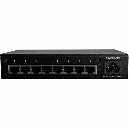 Lantronix S8TB-UK Unmanaged Switch 8-Port Gigabit Ethernet, UK