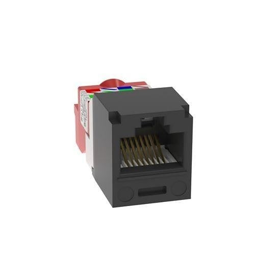 Panduit CJ5E88TBL Mini-Com Module Cat 5e UTP Keystone Jack, 8 Pos 8 Wire