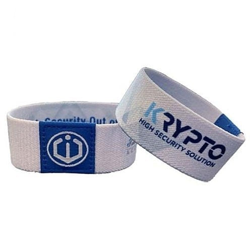 CDVI WB-EV2L Mifare DESFire EV2 4K Large Elastic Wristband, 25-Pack