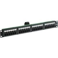 ICC ICMPP024T2 24-Port 6P2C Telco Patch Panel, RMS, Black