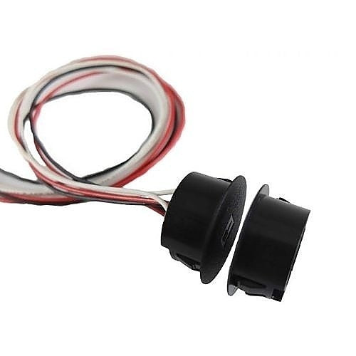 Magnasphere MSS-320C-WG-BLACK 1\\" Recessed 2-Switch, 2-Open Loops, Black