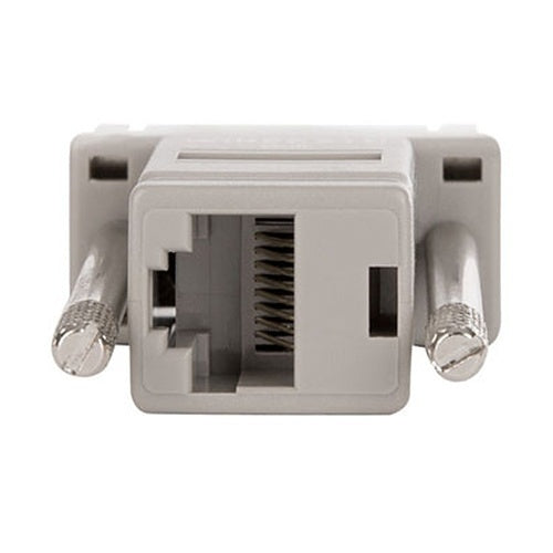Binary DB9-F-RJ45-NULL DB9 Female to RJ45 Modular Adapter with Null Modem Pinout