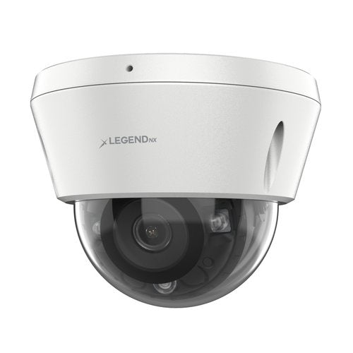 Inaxsys LGNXDO5IRTF LegendNX HDOC 5MP Dome Camera with 2.8mm Fixed Lens for Outdoor Use, White