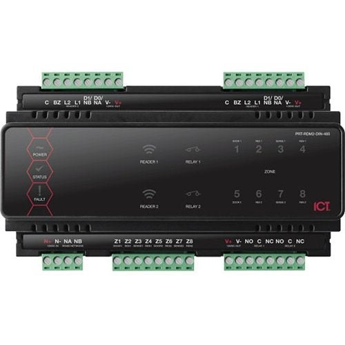 ICT PRT-RDM2-DIN-485 Protege DIN Rail 2 Door Reader Expander Image of IN-PRTRDM248