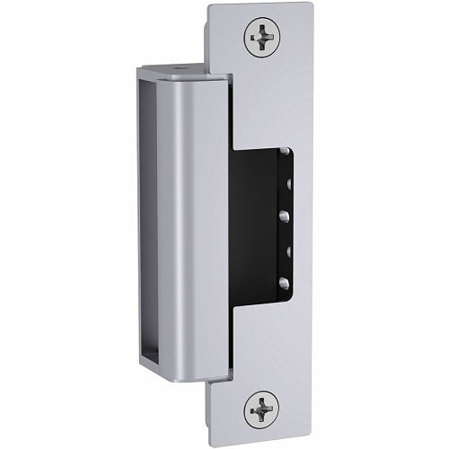 HES 1500C-605-DLM 1500 Series Complete Pac Electric Strike with 1LB Faceplate Kit for Latchbolts, Dual Lock Monitor , Bright Brass
