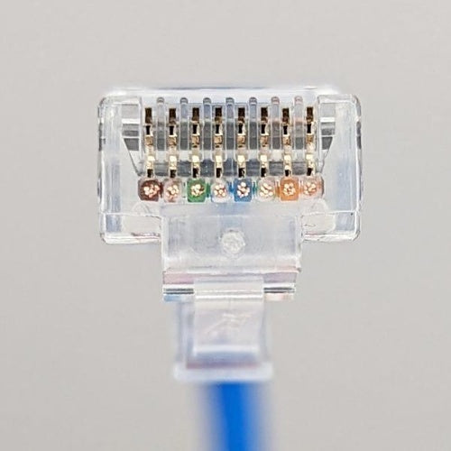 ICC ICPCSM05BL CAT5e Clear Boot Patch Cord, 5\', 25-Pack