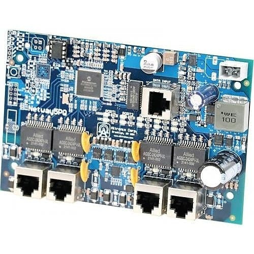 Altronix NETWAY5P Unmanaged Network 5-Port Hardened PoE+ Switch Board