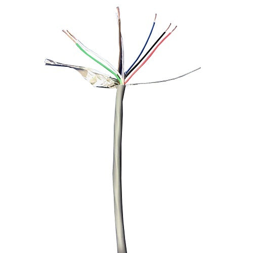 ADI PRO RN-81SR109 22/6 Stranded Riser CL3R Shielded Cable, 1000\', Express Box, Gray