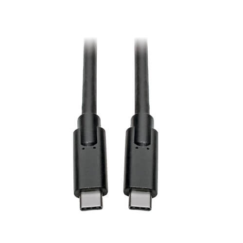 Tripp Lite U420-010 USB-C Cable, Male to Male, USB 3.2, Gen 1 (5 Gbps), Thunderbolt 3 Compatible, 10\' (3.05m)