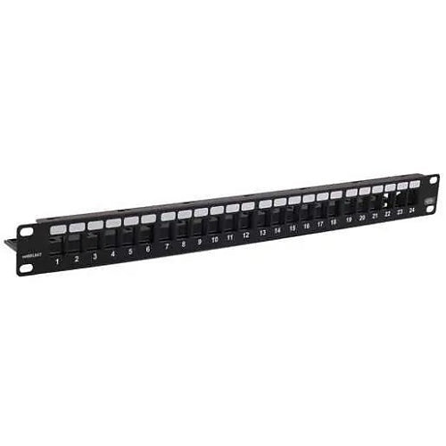 Hubbell NSPJ24 C5E Netselect 24-Port Jack Patch Panel Unloaded