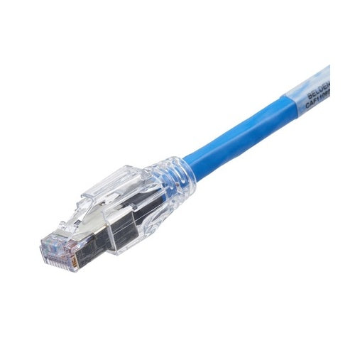 Belden CAF2206015 CAT6a 4-Pair Patch Cord, 10GX F/UTP CMP Pigtail, T568A, 15\', Blue