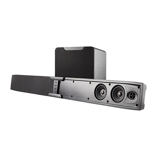 Episode ES-SNDBR-2.1-BLK 2.1 Active Soundbar System with 8", Wireless Subwoofer, Black