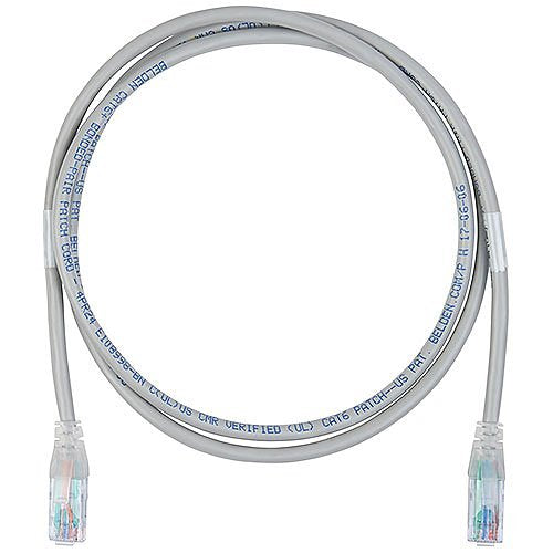 Belden CA2111425 10GX CAT6A Patch Cord, Bonded-Pair, 4-pair, 24 AWG Solid, T568A/B-T568A/B, CMR, 25\' (7.6m), Yellow Image of 7B-CA2111425
