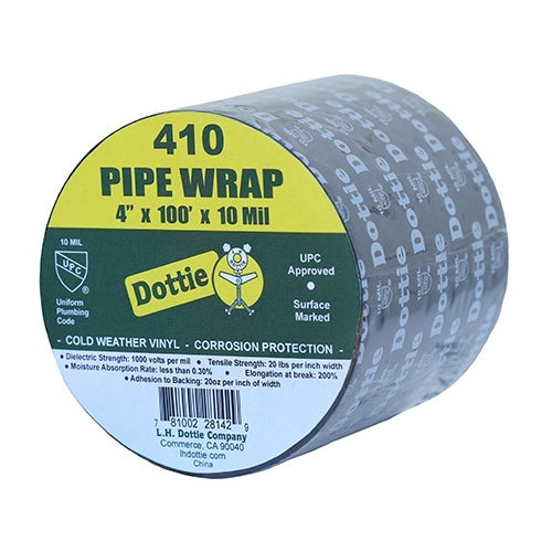 Dottie 410 4\\" x 100\' Pipe Wrap 10 Mil
