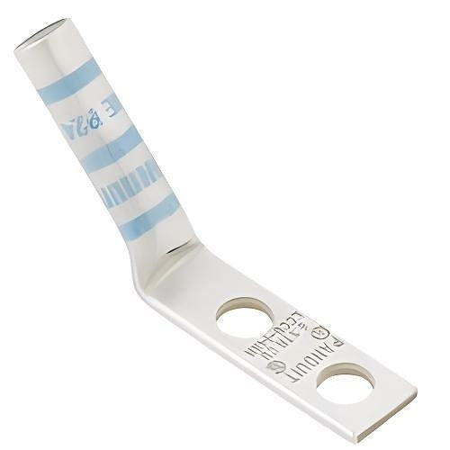 Panduit LCCX4/0-38DH-X Compression Connector Lug, 2-Hole, Flex, 4/0AWG, Copper